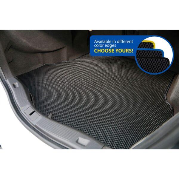 Goodyear Custom Fit Cargo Mat Liner for Ford Fusion 2013-2021 - Heavy Duty Trunk Liner, Dimond Shape, Luggage with Waterproof, Liquid & Dirt Trapping Technology - Anti-Slip Cargo Liner-GY004540