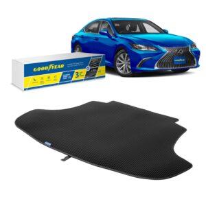 Goodyear Custom Fit Cargo Mat Liner for Lexus ES 2019-2021 - Heavy Duty Trunk Liner, Dimond Shape, Luggage with Waterproof, Liquid & Dirt Trapping Technology - Anti-Slip Cargo Liner - GY004543