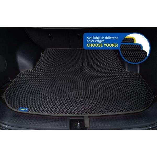 Goodyear Custom Fit Cargo Mat Liner for Kia Sorento 2016-2020 - Heavy Duty Trunk Liner, Dimond Shape, Luggage with Waterproof, Liquid & Dirt Trapping Technology - Anti-Slip Cargo Liner- GY004549