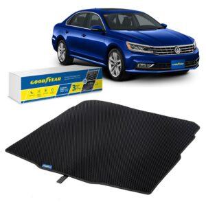 Goodyear Custom Fit Cargo Mat Liner for Volkswagen Passat 2020-2022 - Heavy Duty Trunk Liner, Diamond Shape,Luggage with Waterproof,Liquid & Dirt Trapping Technology - Anti-Slip Cargo Liner - GY004609