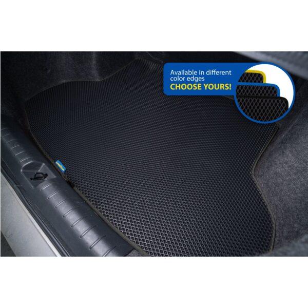 Goodyear Custom Fit Cargo Mat Liner for Honda Civic 2016-2021 Sedan - Heavy Duty Trunk Liner, Dimond Shape, Luggage with Waterproof, Liquid Trapping Technology - Anti-Slip Cargo Liner - GY004626