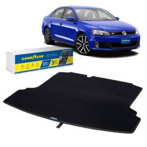 Goodyear Custom Fit Cargo Mat Liner for Volkswagen Jetta 2011-2018 - Heavy Duty Trunk Liner, Dimond Shape, Luggage with Waterproof, Liquid & Dirt Trapping Technology - Anti-Slip Cargo Liner - GY004637