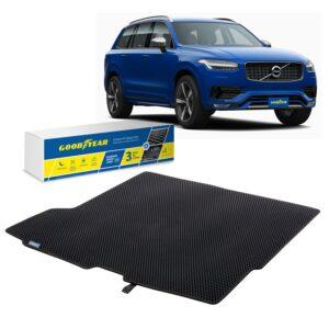 Goodyear Custom Fit Cargo Mat Liner for Volvo XC90 2016-2021 - Heavy Duty Trunk Liner, Diamond Shape, Luggage with Waterproof, Liquid & Dirt Trapping Technology - Anti-Slip Cargo Liner - GY004646