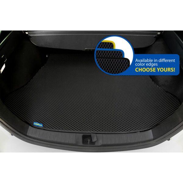 Goodyear Custom Fit Cargo Mat Liner for Toyota Prius 2016-2021 - Heavy Duty Trunk Liner, Diamond Shape, Luggage with Waterproof, Liquid Trapping Technology - Anti-Slip Cargo Liner - GY004687