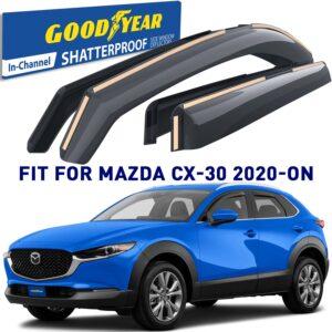 GOODYEAR In-Channel Window Deflectors Shatterproof