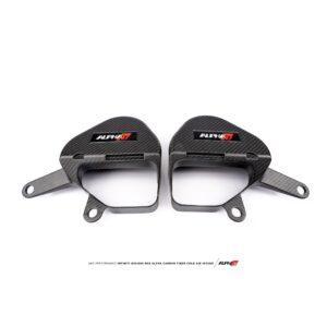 AMS Performance Infiniti Q50 / Q60 Red Alpha Matte Carbon Intake Covers