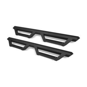 Armordillo 2017-2018 Super Duty F-250/F-350/F-450 Super Cab AR Drop Step Matte Black Side Step Bars - Drop Step