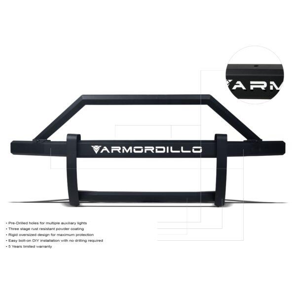 Armordillo 2003-2006 Chevy Silverado 1500 AR2 Pre-Runner Guard - Matte Black