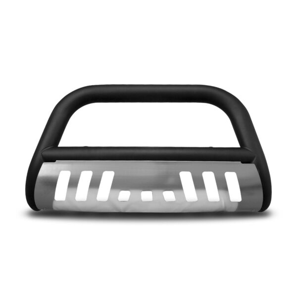 Armordillo 2002-2006 Chevy Avalanche 1500 Bull Bar Matte Black W/Aluminum Skid Plate Bull Guard - W/Skid Plate