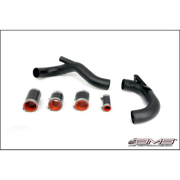 AMS Mitsubishi Lancer Evolution X Lower Intercooler Pipe - Stock BOV