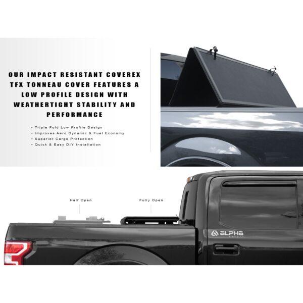 Armordillo 2014-2018 Chevy Silverado / Gmc Sierra CoveRex TFX Series Folding Truck Bed Tonneau Cover (6.5 Ft Bed)