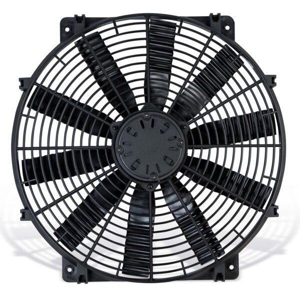 16-inch Flex-Wave LoBoy pusher electric fan rated at 3,000 cfm of airflow