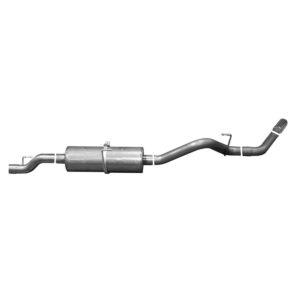 Axle Back Dual Exhaust System; Aluminized