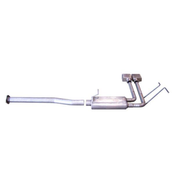 Cat-Back Super Truck Exhaust System; Aluminized