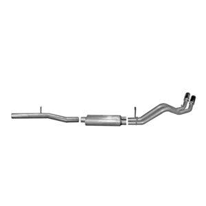 Cat-Back Dual Sport Exhaust System; Aluminized