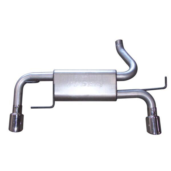 Cat-Back Dual Split Exhaust System; Stainless