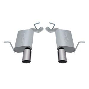 Axle Back Dual Exhaust System; Stainless