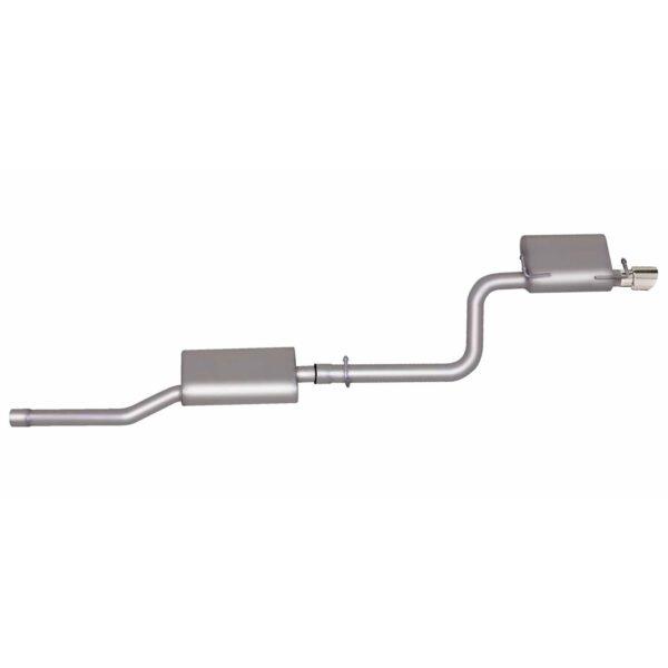 Axle Back Single Exhaust System; Aluminized