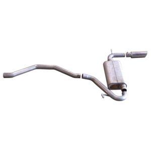 Cat-Back Single Exhaust System; Stainless