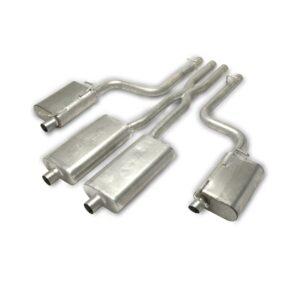 Cat-Back Dual Exhaust System; Stainless