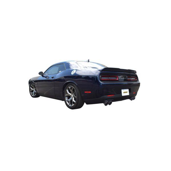 Cat-Back Dual Exhaust System; Black Ceramic