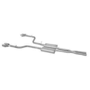 Cat-Back Dual Exhaust System; Stainless