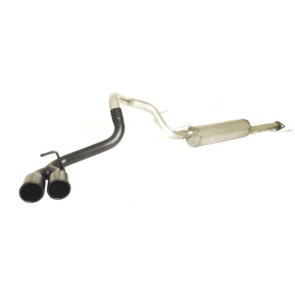 Black Elite Cat-Back Dual Sport Exhaust System; Stainless