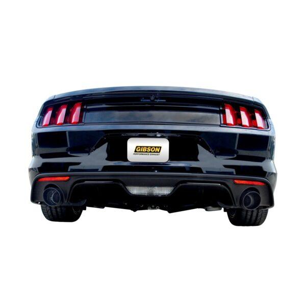 Cat-Back Dual Exhaust System; Black Ceramic