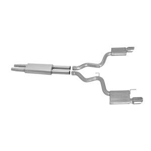 Cat-Back Dual Exhaust System; Stainless