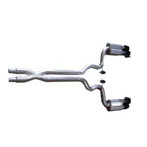 Cat-Back Dual Exhaust System; Stainless