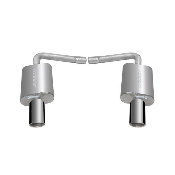 Axle Back Dual Exhaust System; Stainless