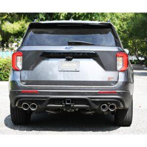 Axle Back Dual Exhaust System; Stainless