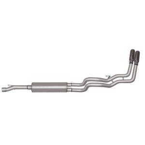 Cat-Back Dual Sport Exhaust System; Aluminized