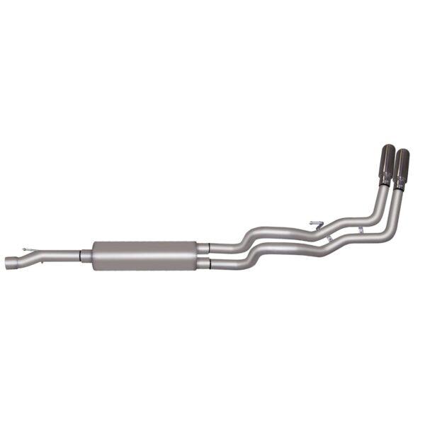 Cat-Back Dual Sport Exhaust System; Aluminized