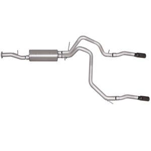 Cat-Back Dual Split Exhaust System; Stainless