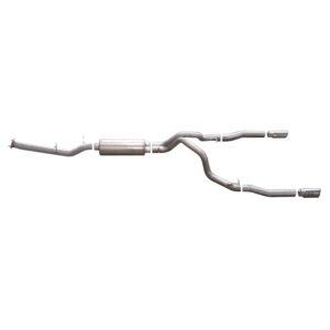 Cat-Back Dual Split Exhaust System; Stainless