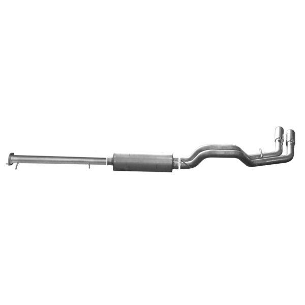 Cat-Back Dual Sport Exhaust System; Stainless