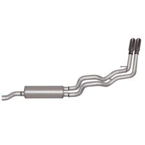 Cat-Back Dual Sport Exhaust System; Aluminized