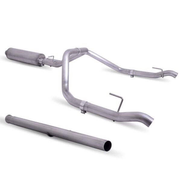 Cat-Back Dual Split Exhaust System; Stainless