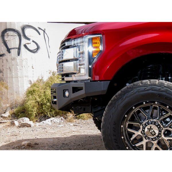 ICI Front Bumper; AL-FBM14FDN; 2017 - 2022 Ford Superduty F250/F350/F450/F550; Alumilite Series; aftermarket aluminum truck bumper