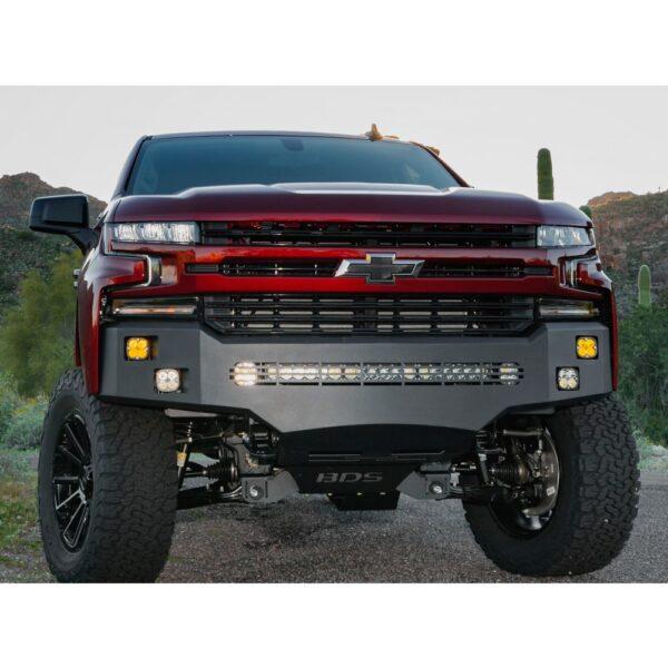 ICI Front Bumper; AL-FBM21CHN; 2019 - 2022 Chevrolet 1500; Alumilite Series; aftermarket aluminum bumper