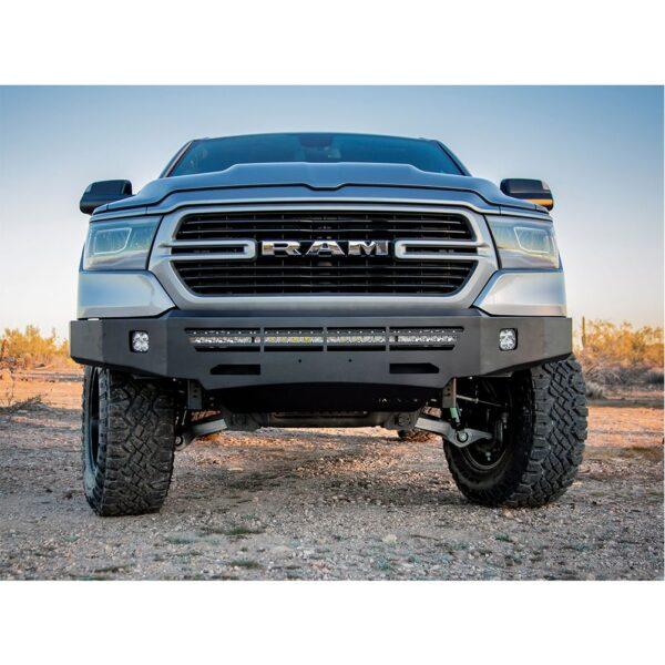 ICI Front Bumper; AL-FBM39CHN; 2019 - 2022 Dodge Ram 1500; Alumilite Series; aftermarket aluminum bumper