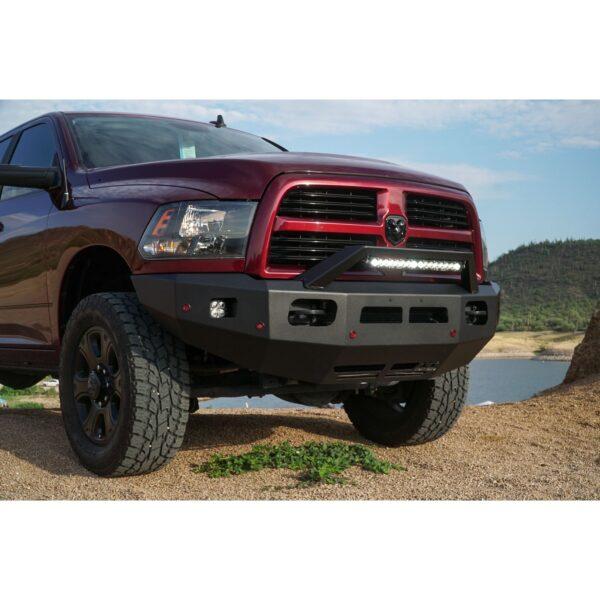 ICI Front Bumper; AL-FBM99DGN-RT; 2010 - 2019 Dodge Ram 2500/3500; Alumilite Series; aftermarket aluminum truck bumper