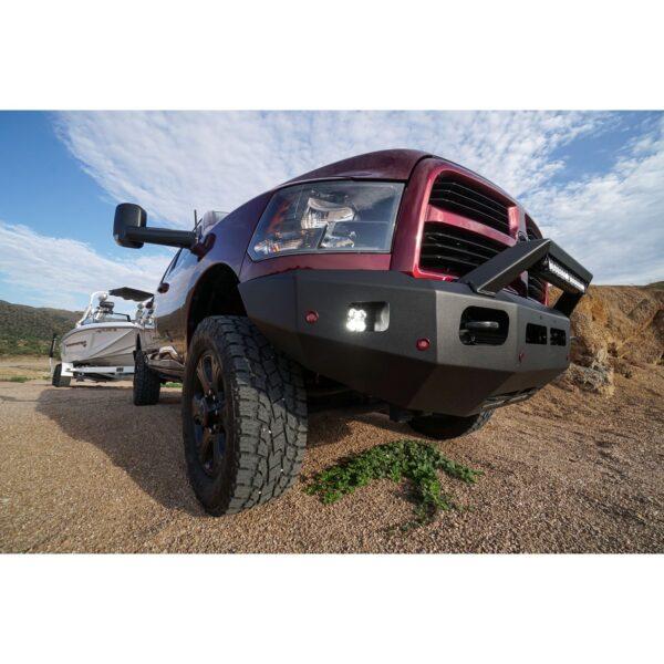 ICI Front Bumper; AL-FBM99DGN-RT; 2010 - 2019 Dodge Ram 2500/3500; Alumilite Series; aftermarket aluminum truck bumper