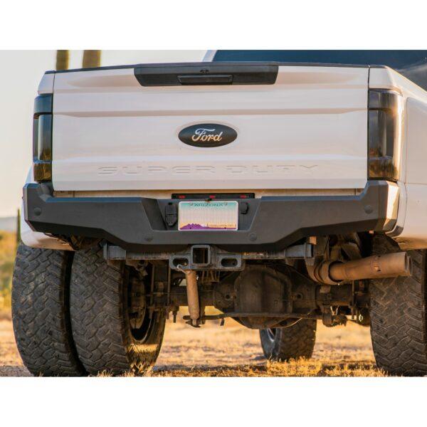 ICI Rear Bumper; AL-RBM01FDN; 2017 - 2022 Ford Superduty F250/F350/F450/F550; Alumilite Series; aftermarket aluminum truck bumper