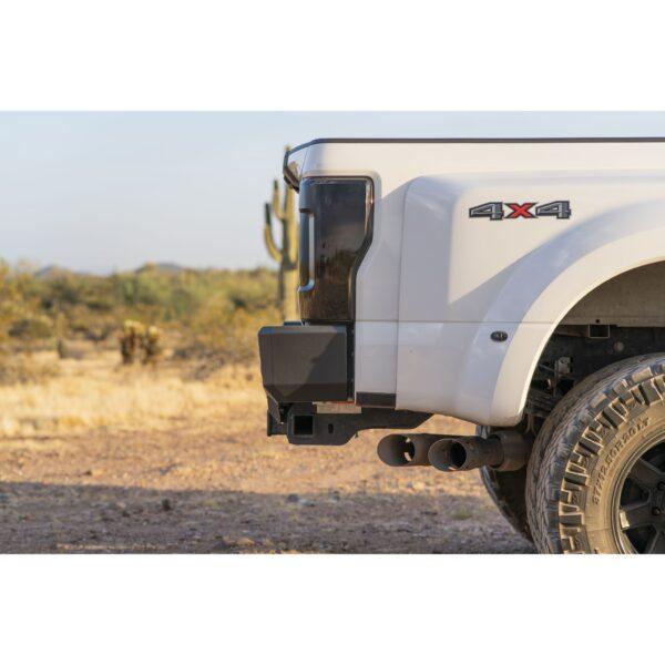 ICI Rear Bumper; AL-RBM01FDN; 2017 - 2022 Ford Superduty F250/F350/F450/F550; Alumilite Series; aftermarket aluminum truck bumper