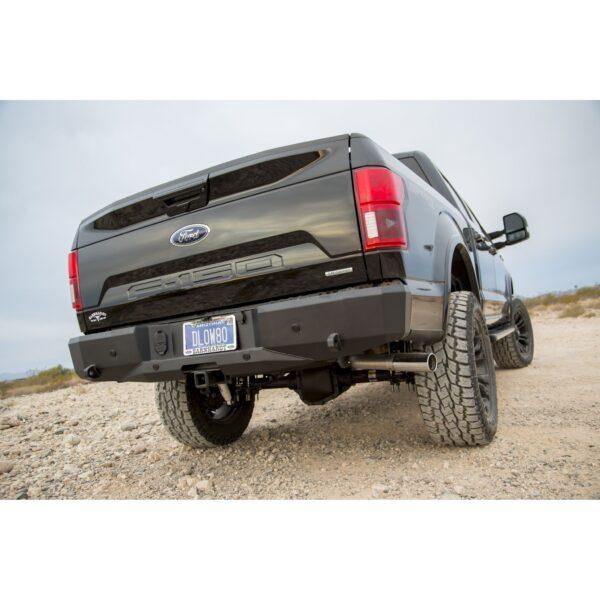 ICI Rear Bumper; AL-RBM85FDN; 2015-2022 Ford F150; Alumilite Series; aftermarket aluminum truck bumper