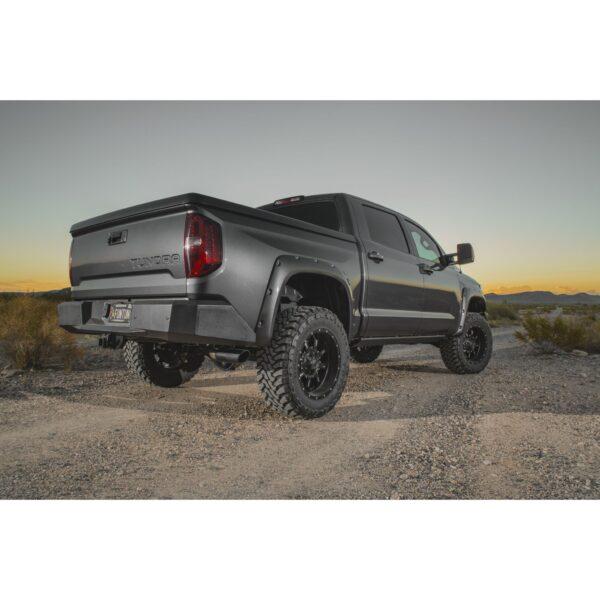 ICI Rear Bumper; AL-RBM93TYN; 2014 - 2021 Toyota Tundra; Alumilite Series; aftermarket aluminum truck bumper; blind spot monitors