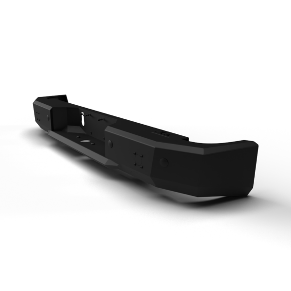 ICI Rear Bumper; AL-RBM97DGN; 2009 - 2018 Dodge Ram 1500; 2010 - 2019 Dodge Ram 2500/3500; 2015-2018 Dodge Ram Rebel; Alumilite Series; aftermarket aluminum truck bumper