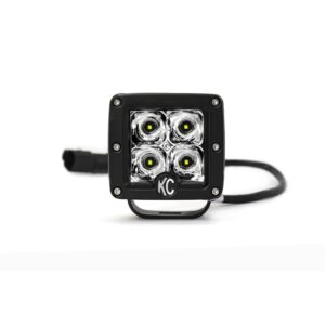 KC Hilites 3 in C-Series C3 LED - Single Light - 12W Spot Beam